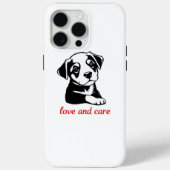 愛と気に操犬 Case-Mate iPhoneケース (裏面)