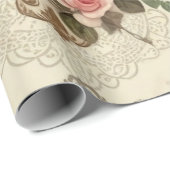 「愛と永遠のあなたの」ロマンチックなヴィンテージ ラッピングペーパー (ロールコーナー)