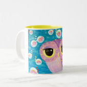 愛と泡立つこと ツートーンマグカップ (正面左)