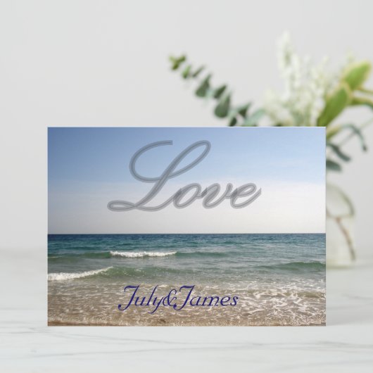 愛と海 招待状 (スタンド正面)