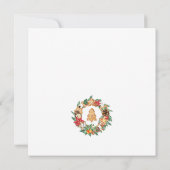 愛と焼いたGingerbread Cookie交換 招待状 (裏面)