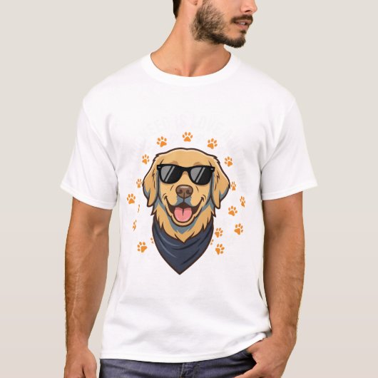 愛と犬があればいい Tシャツ (正面)
