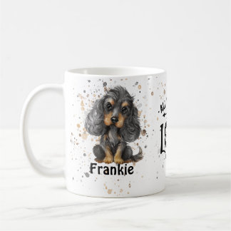 愛と犬だけが必要(コックスパニエル犬) コーヒーマグカップ