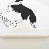 愛と犬 シェルパブランケット (3/4)