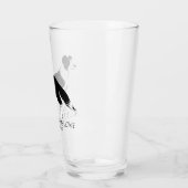 愛と犬 タンブラーグラス (左)