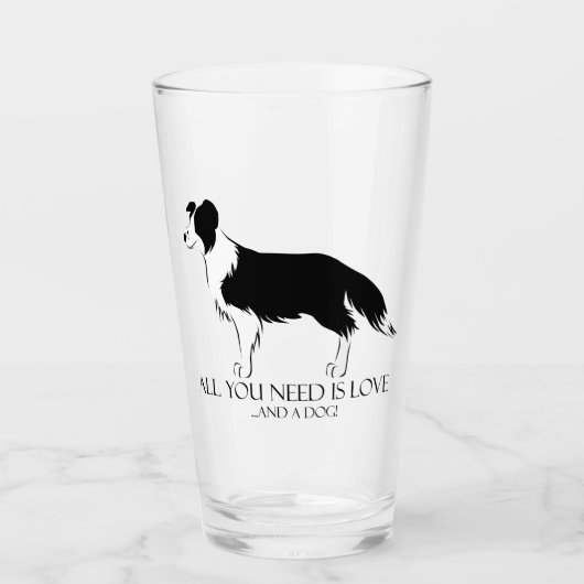 愛と犬 タンブラーグラス (正面)