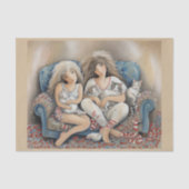 愛と猫をソファに –  薄葉紙 (正面)