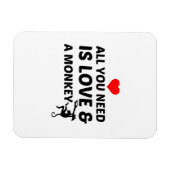 愛と猿 マグネット (横)