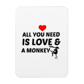 愛と猿 マグネット (縦)