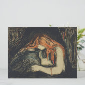 愛と痛み（吸血鬼） (by Edvard Munch) カード (スタンド正面)