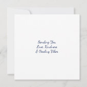 愛と癒しのバイブを送る カード (裏面)