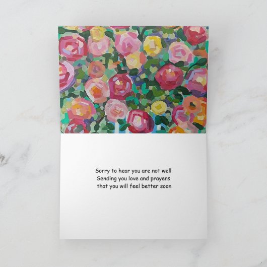 愛と祈りの言葉すぐにカードを取得 カード (内部)