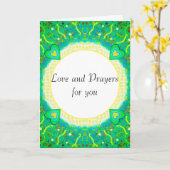 愛と祈りを込めて カード (黄色い花)