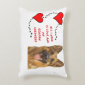 愛と私のドイツの羊飼い枕❤️🐾 アクセントクッション (正面(垂直))