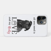 愛と私の犬があればそれでいい – オーダーメイド ペットネーム Case-Mate iPhoneケース (裏面(横))