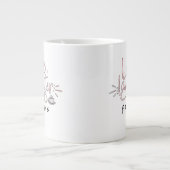 愛と笑いと友人™ ジャンボコーヒーマグカップ (正面)