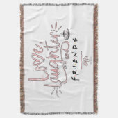 愛と笑いと友人™ スローブランケット (正面縦)