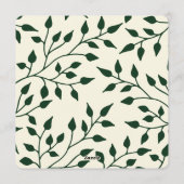 愛と笑いのホリデーカード/グリーン シーズンカード (裏面)