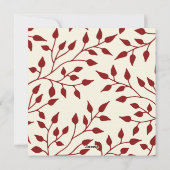 愛と笑いのホリデーカード/赤 シーズンカード (裏面)