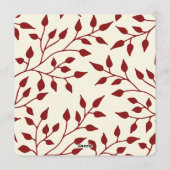 愛と笑いのホリデー フォト カード / 赤 (裏面)