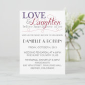 愛と笑いのリハーサル招待状 招待状 (スタンド正面)