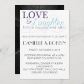 愛と笑いのリハーサル招待状 招待状 (正面/裏面)