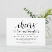 愛と笑いの乾杯 ウェディングリハーサル 招待状 (スタンド正面)