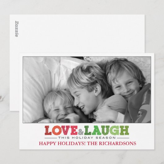 愛と笑い シーズンカード (正面/裏面)