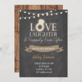 愛と笑顔が永遠に続くよう招待 招待状 (正面/裏面)