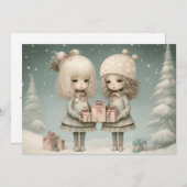 愛と笑顔でいっぱい：お祭り シーズンカード (正面/裏面)