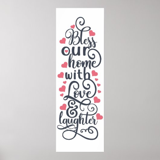 愛と笑顔で私たちの家に祝福を ポスター (正面)