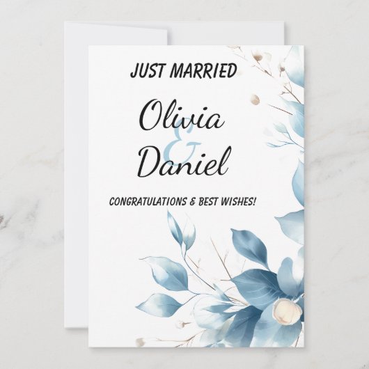 愛と笑顔に満ちた一生 招待状 (正面)