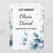 愛と笑顔に満ちた一生 招待状 (正面/裏面)