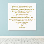 愛と精神 キャンバスプリント (インサイチュ (ウッドフロア))