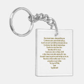 愛と精神 キーホルダー (正面左)