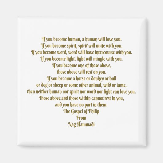 愛と精神 マグネット (正面)