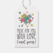 愛と糸かぎ編みであなたのために作られたKRAFT ギフトタグ (正面)