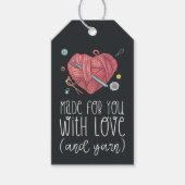 愛と糸であなたのために編まれたもの ギフトタグ (正面)