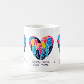愛と純粋と真実 コーヒーマグカップ (中央)