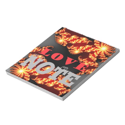 愛と純粋な愛はユニバーから放射するメモ帳 ノートパッド (回転)