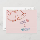 愛と結婚 ポストカード (正面/裏面)
