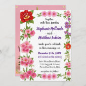 愛と統一の領域におけるジキタリス 招待状 (正面/裏面)