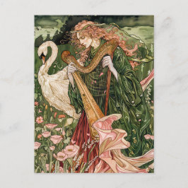 愛と美しいのエングスケルト神 ポストカード