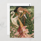 愛と美しいのエングスケルト神 ポストカード (正面/裏面)