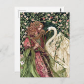 愛と美しいのエングスケルト神 ポストカード (正面/裏面)