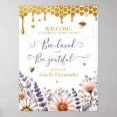 愛と美しさに満ちた ブライダルシャワーポスター ポスター (正面)