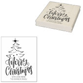 愛と聖降誕祭のスクリプトを作成、家族の大きい ラバースタンプ (押印)