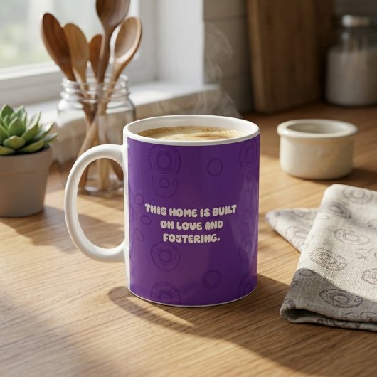 愛と育児に根ざしたこの家 コーヒーマグカップ