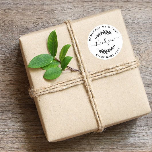 愛と自分の手作りを作成サンキュークラス ラウンドシール