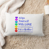 愛と自分を合わせる – 私はロルファーだ ランバークッション (ブランケット)